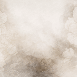 Sepia Floral Dreams Bedroom Wall Mural