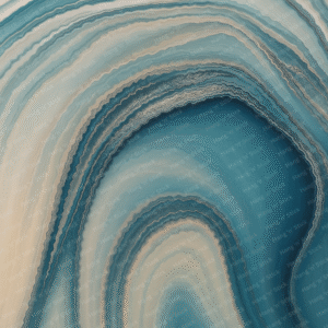 Ocean Agate Layers Living Room Wall Mural