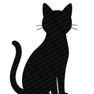 Elegant Cat Silhouette Wall Art