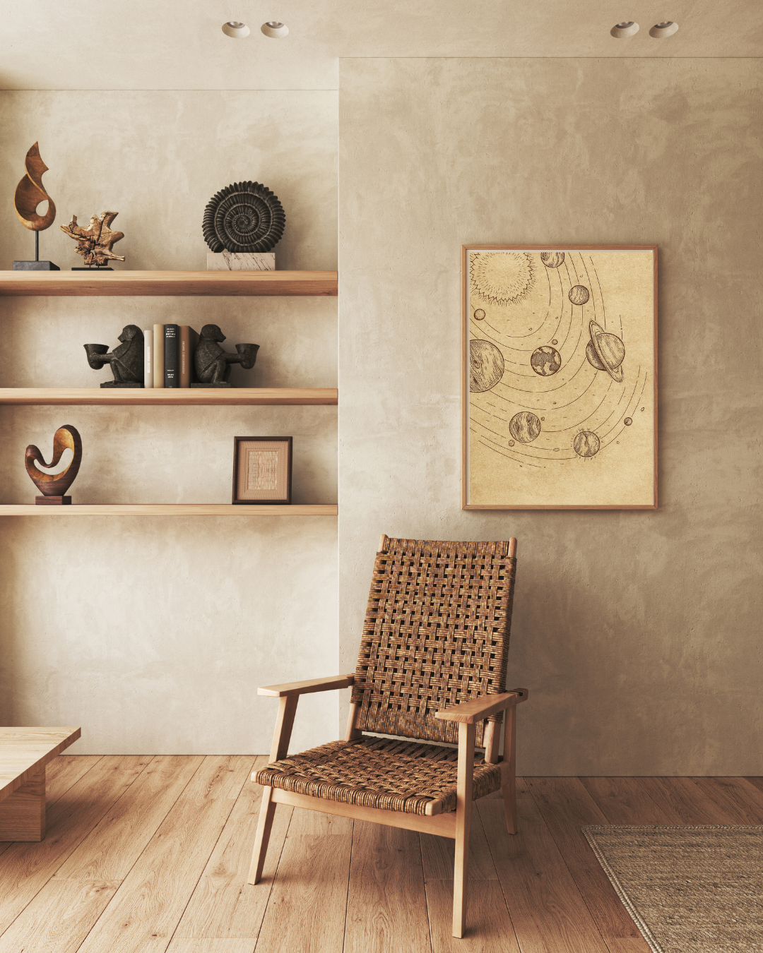 Solar Symphony Vintage Wall Art - Image 2