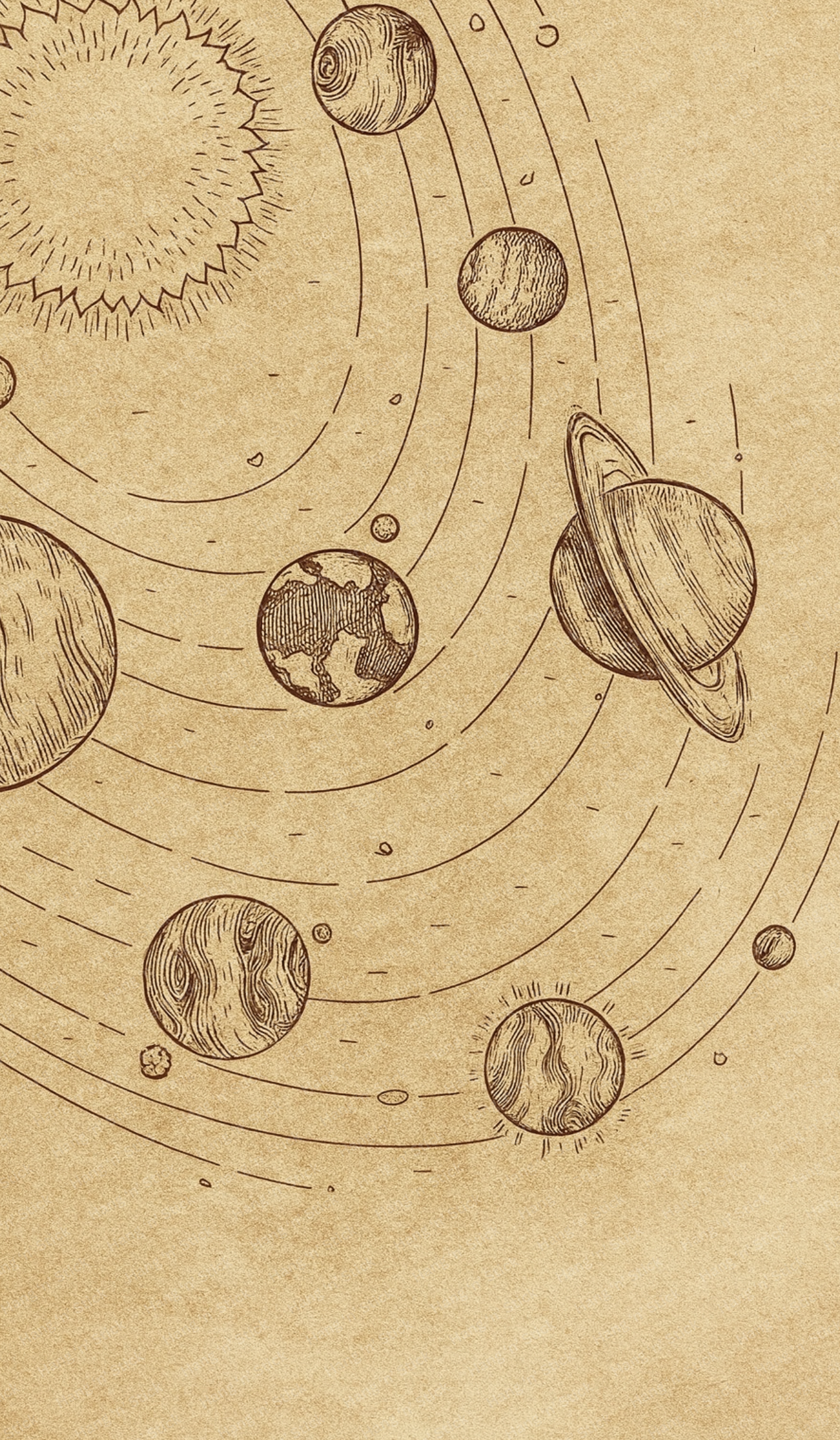 Solar Symphony Vintage Wall Art