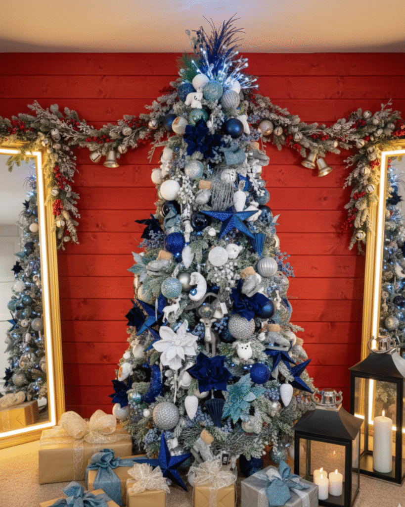 Blue-Themed Christmas Tree decor ideas