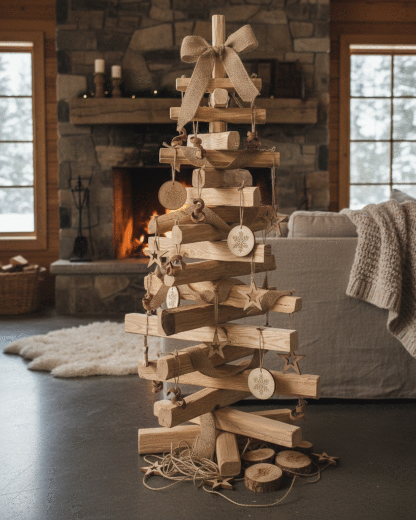 Wooden Christmas Tree Decorations